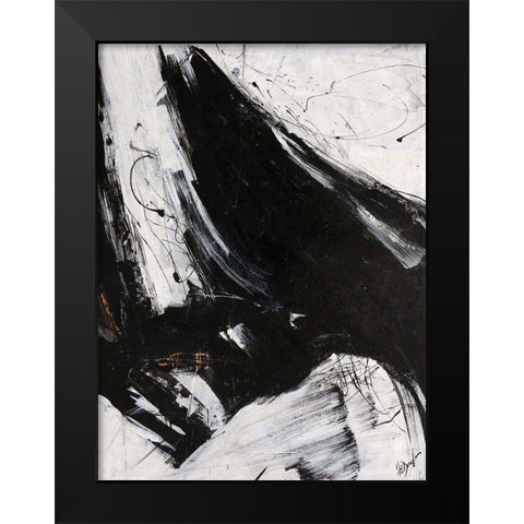 Staccato II Black Modern Wood Framed Art Print by Douglass, Farrell