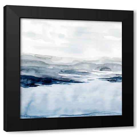 Faded Horizon I Black Modern Wood Framed Art Print by Popp, Grace