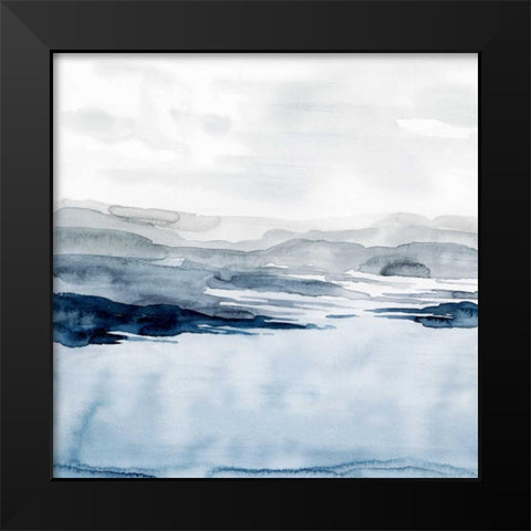 Faded Horizon I Black Modern Wood Framed Art Print by Popp, Grace
