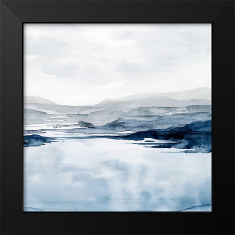 Faded Horizon II Black Modern Wood Framed Art Print by Popp, Grace