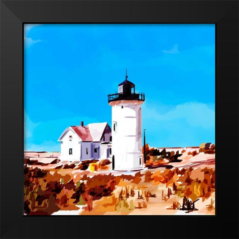 Lighthouse Scene VII Black Modern Wood Framed Art Print by Kalina, Emily