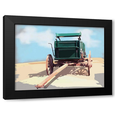 Bold Wagon II Black Modern Wood Framed Art Print by Kalina, Emily