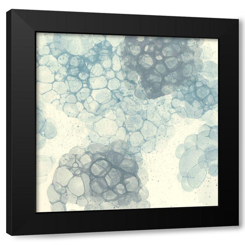 Matrix Study II Black Modern Wood Framed Art Print with Double Matting by Stramel, Renee W.