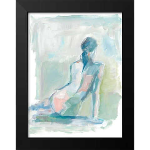 Modern Figure Study II Black Modern Wood Framed Art Print by Harper, Ethan