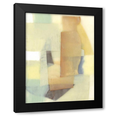 Translucent Layers I Black Modern Wood Framed Art Print with Double Matting by Goldberger, Jennifer