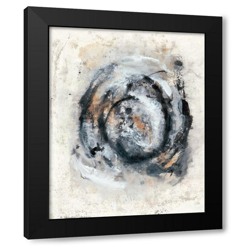 Circular Energy IV Black Modern Wood Framed Art Print by Combs, Joyce