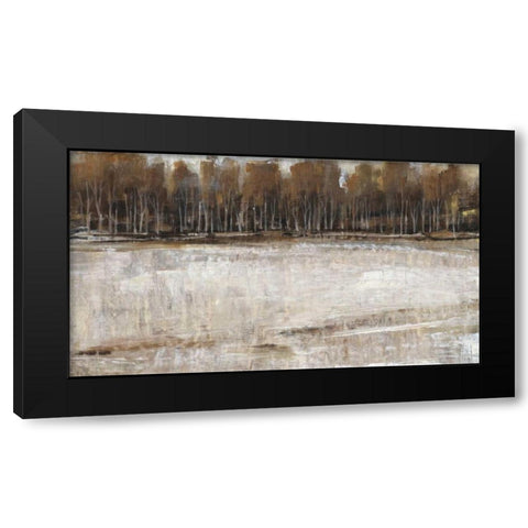 Neutral Reflection II Black Modern Wood Framed Art Print by OToole, Tim