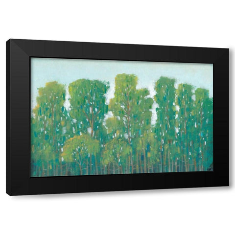 Forest Green I Black Modern Wood Framed Art Print by OToole, Tim