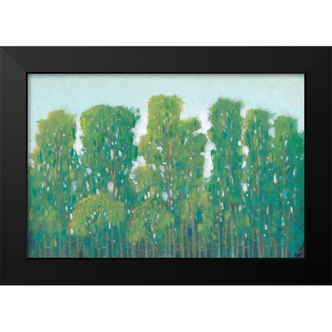 Forest Green I Black Modern Wood Framed Art Print by OToole, Tim