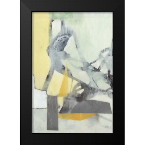 Ribbon in Wax I Black Modern Wood Framed Art Print by Goldberger, Jennifer