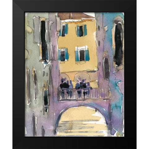 Venice Plein Air II Black Modern Wood Framed Art Print by Dixon, Samuel