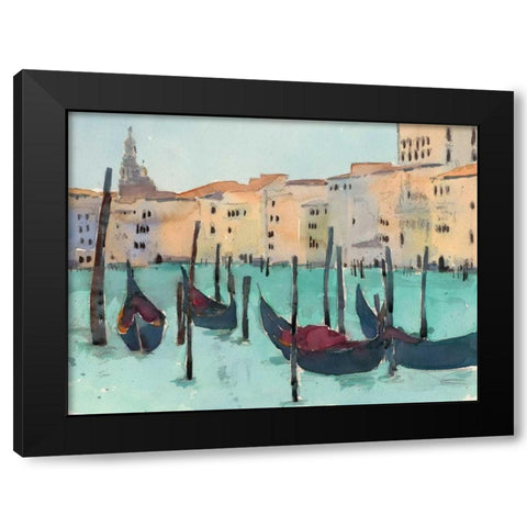 Venice Plein Air VII Black Modern Wood Framed Art Print by Dixon, Samuel