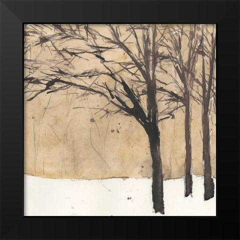 Forest Sketch II Black Modern Wood Framed Art Print by Dixon, Samuel