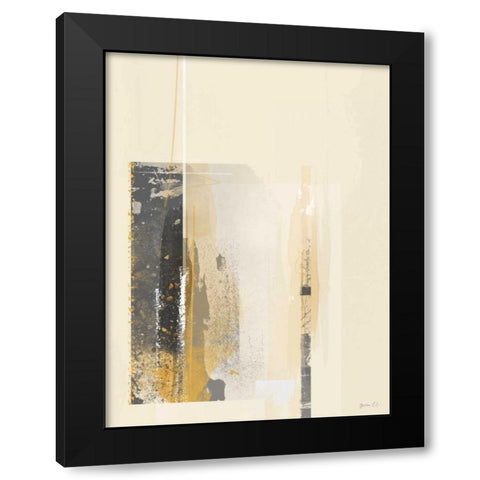 Deeper Shadows I Black Modern Wood Framed Art Print by Green Lili