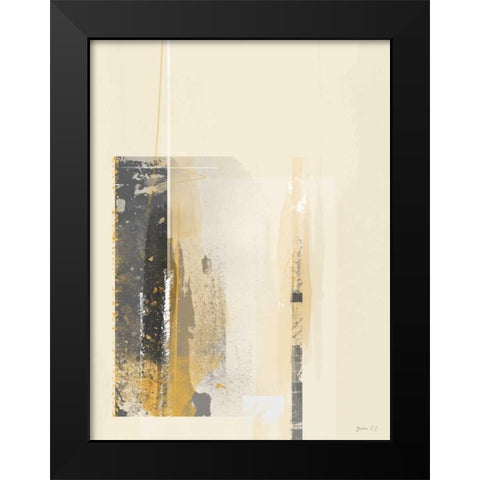 Deeper Shadows I Black Modern Wood Framed Art Print by Green Lili