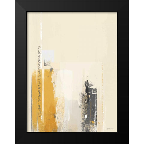 Deeper Shadows II Black Modern Wood Framed Art Print by Green Lili