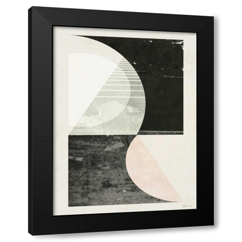 Outside In I Black Modern Wood Framed Art Print by Green Lili