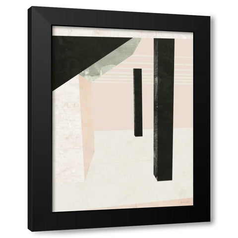 Outside In II Black Modern Wood Framed Art Print by Green Lili
