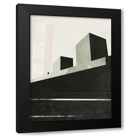 Outside In IV Black Modern Wood Framed Art Print by Green Lili