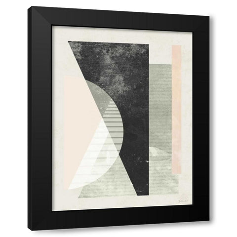 Outside In VI Black Modern Wood Framed Art Print by Green Lili