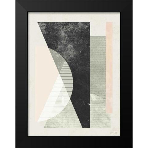 Outside In VI Black Modern Wood Framed Art Print by Green Lili