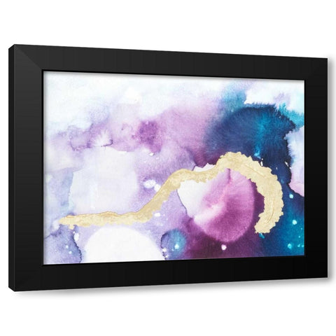 Ice Crystals III Black Modern Wood Framed Art Print with Double Matting by Combs, Joyce