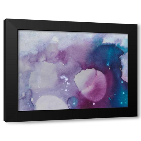 Ice Crystals III Black Modern Wood Framed Art Print with Double Matting by Combs, Joyce
