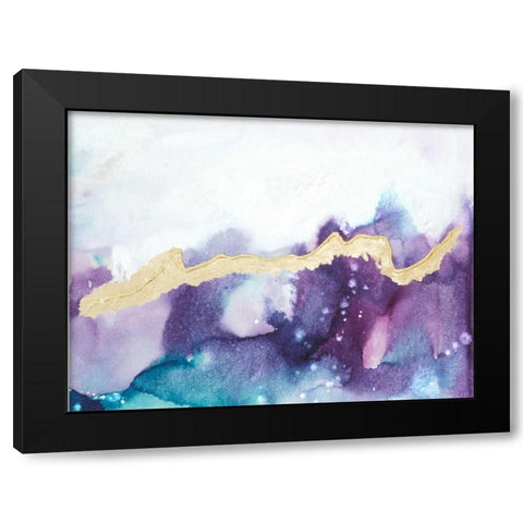 Ice Crystals IV Black Modern Wood Framed Art Print with Double Matting by Combs, Joyce