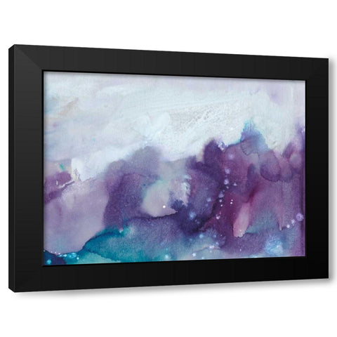 Ice Crystals IV Black Modern Wood Framed Art Print with Double Matting by Combs, Joyce