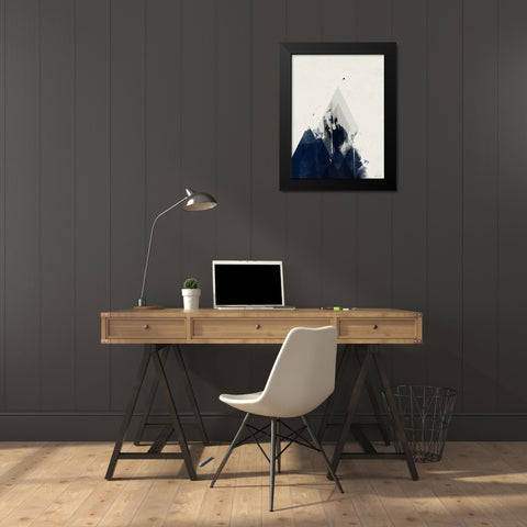 Beneath the Surface I Black Modern Wood Framed Art Print by Green Lili