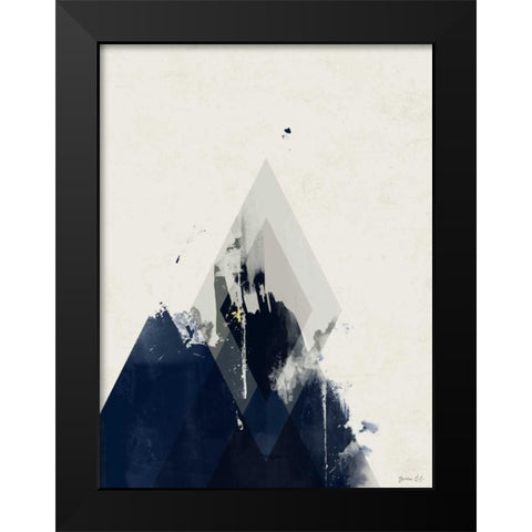 Beneath the Surface I Black Modern Wood Framed Art Print by Green Lili
