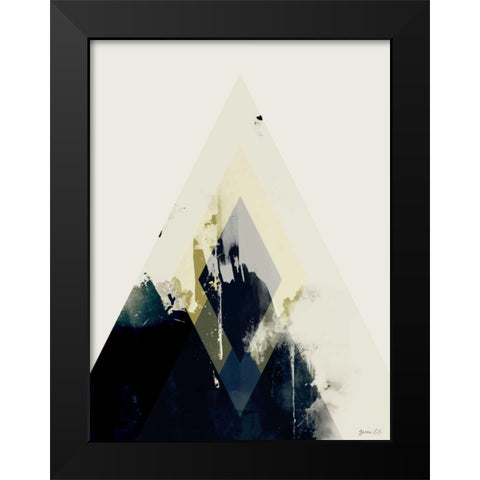 Beneath the Surface II Black Modern Wood Framed Art Print by Green Lili