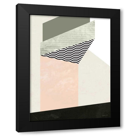 Edge of Town II Black Modern Wood Framed Art Print by Green Lili