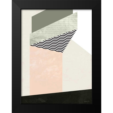 Edge of Town II Black Modern Wood Framed Art Print by Green Lili