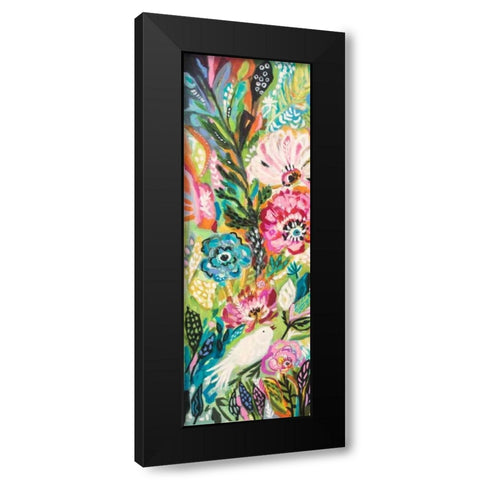 Soulful Birds I Black Modern Wood Framed Art Print with Double Matting by Fields, Karen