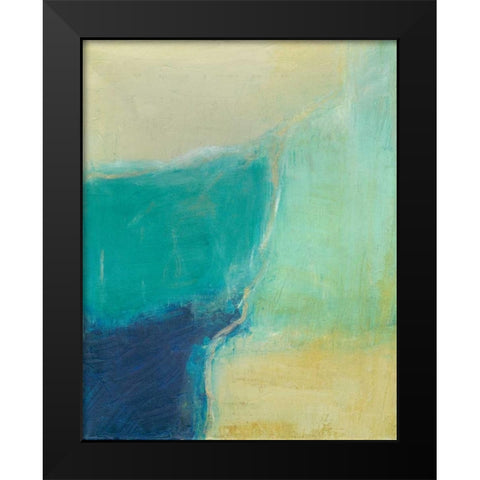Subtle Interaction I Black Modern Wood Framed Art Print by Holland, J.