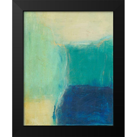 Subtle Interaction II Black Modern Wood Framed Art Print by Holland, J.