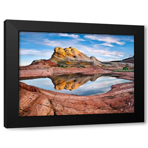 Arizona Reflection II Black Modern Wood Framed Art Print by Drost, David