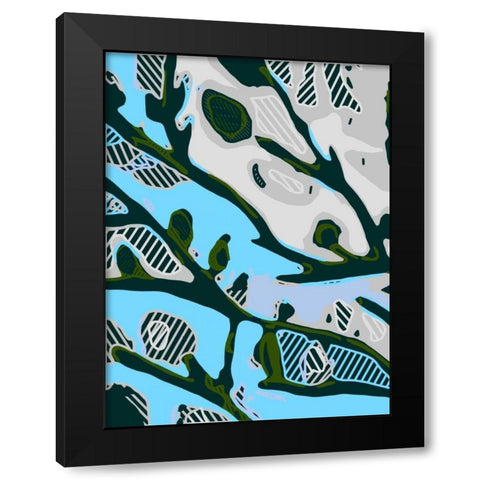 Abstract Tree Limbs I Black Modern Wood Framed Art Print with Double Matting by Fields, Karen