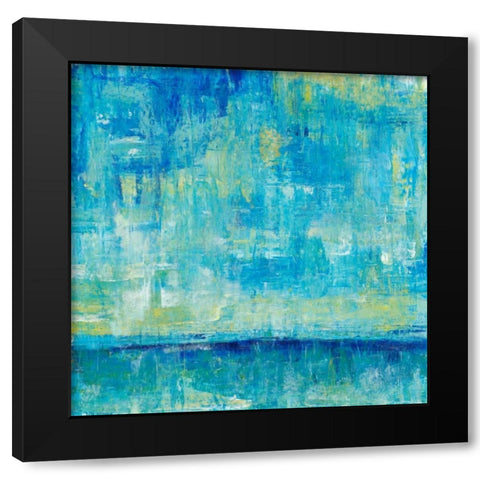 Water Reflections III Black Modern Wood Framed Art Print with Double Matting by OToole, Tim