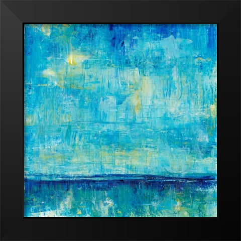 Water Reflections IV Black Modern Wood Framed Art Print by OToole, Tim