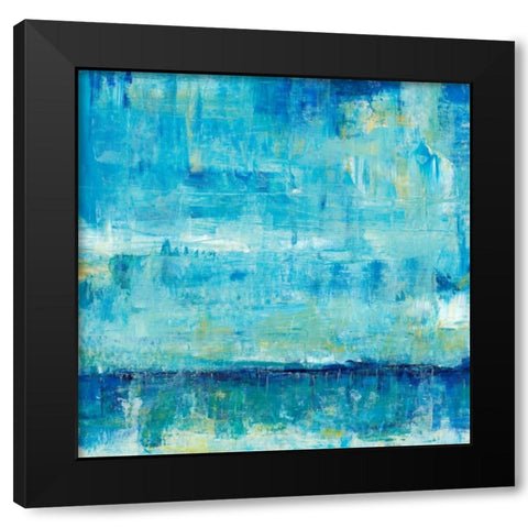 Water Reflections V Black Modern Wood Framed Art Print by OToole, Tim
