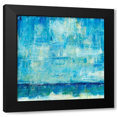 Water Reflections VI Black Modern Wood Framed Art Print with Double Matting by OToole, Tim