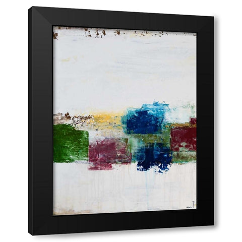 Color Swatches I Black Modern Wood Framed Art Print with Double Matting by Avondet, Natalie