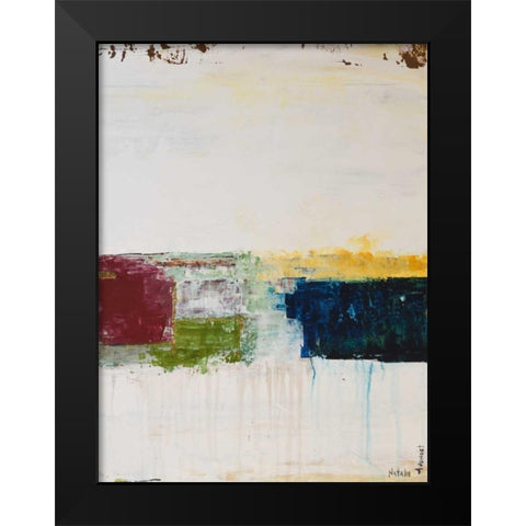 Color Swatches III Black Modern Wood Framed Art Print by Avondet, Natalie