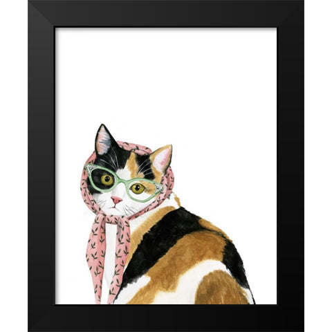 Cool Cat I Black Modern Wood Framed Art Print by Popp, Grace