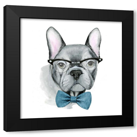 Vintage Pup IV Black Modern Wood Framed Art Print by Popp, Grace