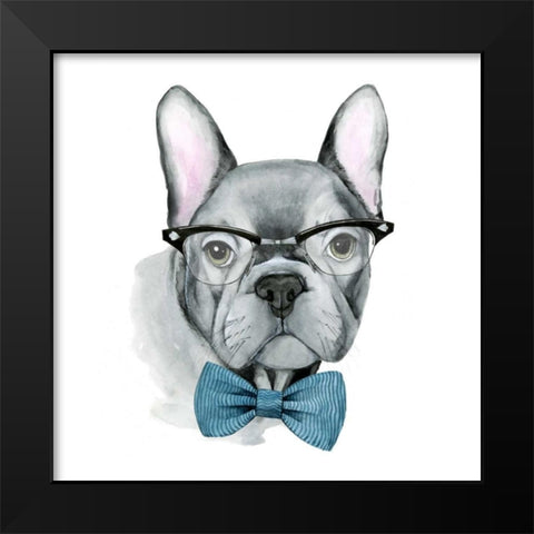 Vintage Pup IV Black Modern Wood Framed Art Print by Popp, Grace