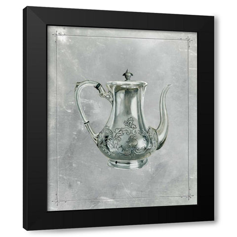 English Silver I Black Modern Wood Framed Art Print by McCavitt, Naomi