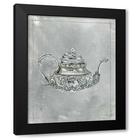 English Silver III Black Modern Wood Framed Art Print by McCavitt, Naomi